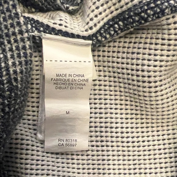 Men’s Lucky Brand Navy Mesh Pullover - Picture 7 of 8